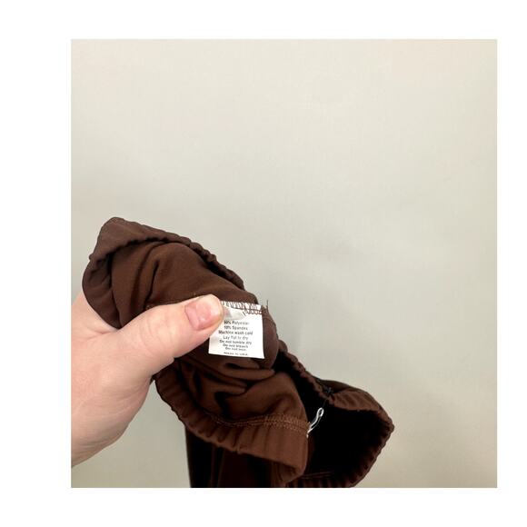 Boyed. Brown Stretch Pull on Flare Leggings Size Small NWT - Picture 8 of 8
